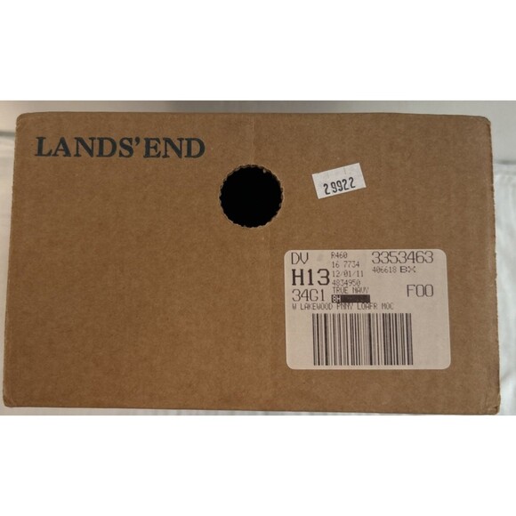 New Lands' End Lakewood Penny Loafer Women's 8.5 Moc Navy NIB Preppy Classic - Picture 3 of 5